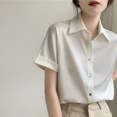 Chemise courte élégante - KoreanxWear