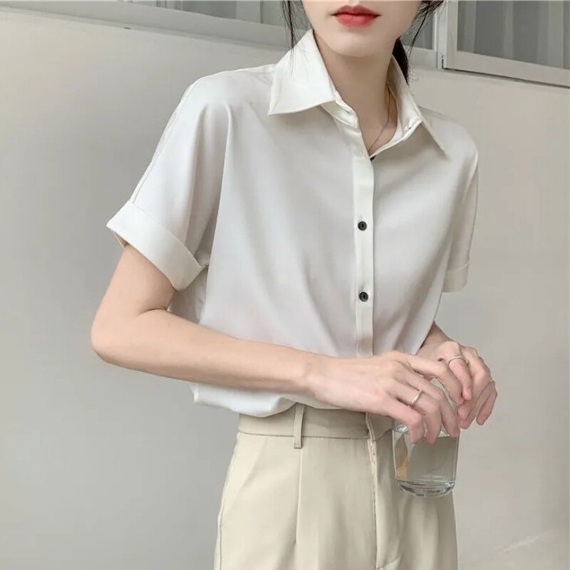 Chemise courte élégante - KoreanxWear