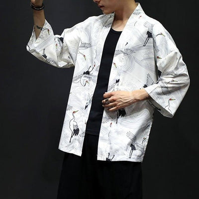 Chemise kimono grue - KoreanxWear