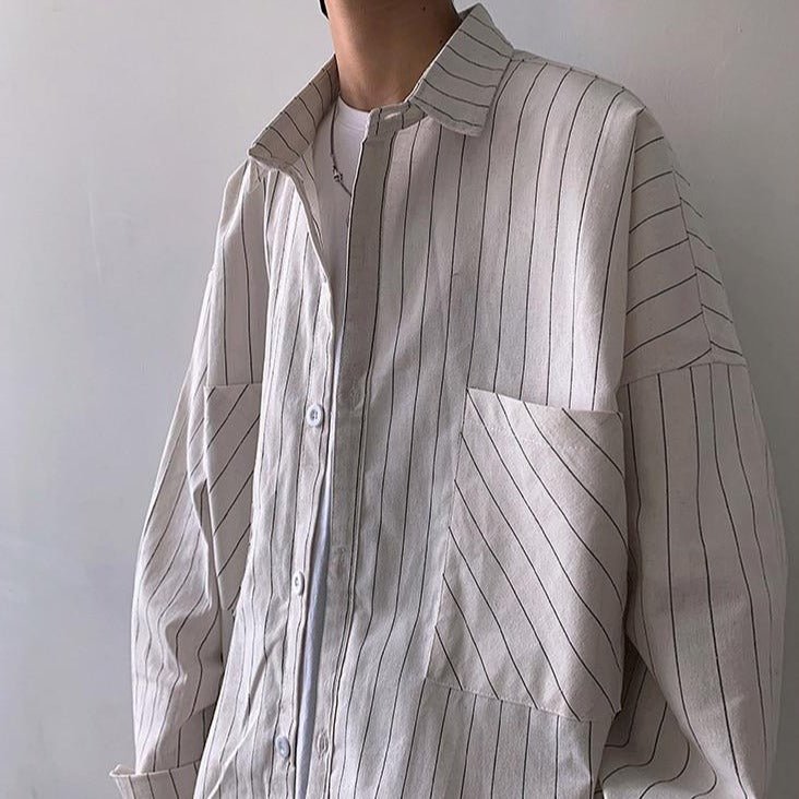 Chemise noir et blanc - KoreanxWear