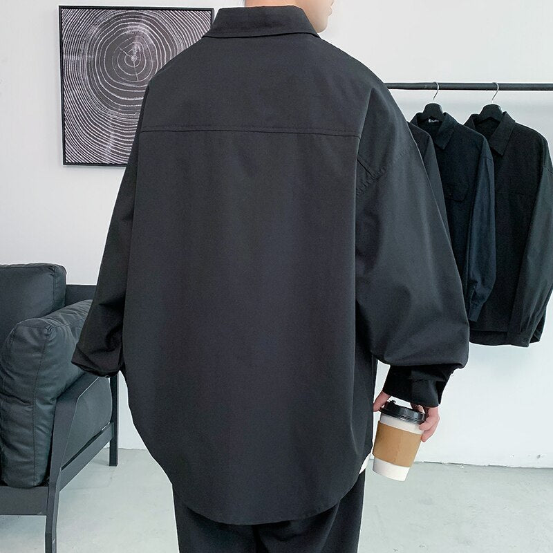 Chemise oversize streetart - KoreanxWear