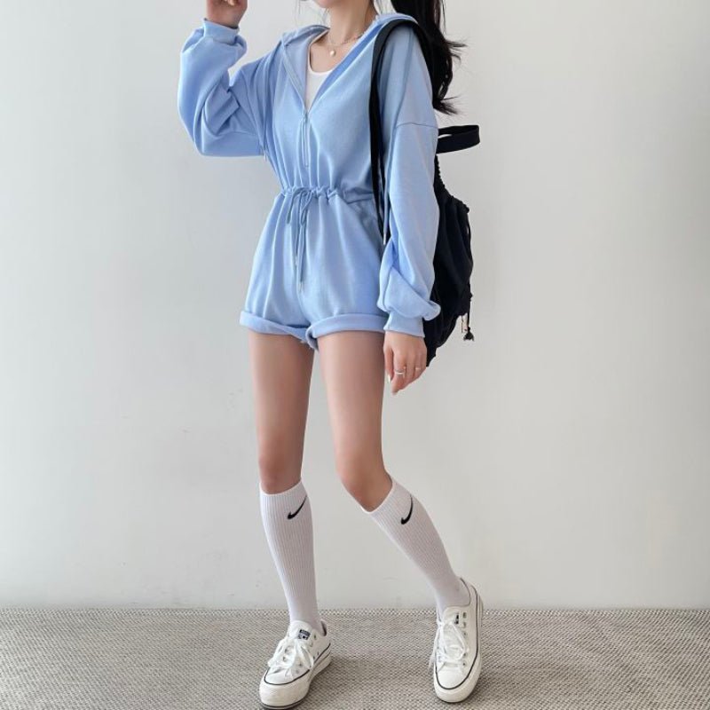 Combishort coréenne sweat - KoreanxWear