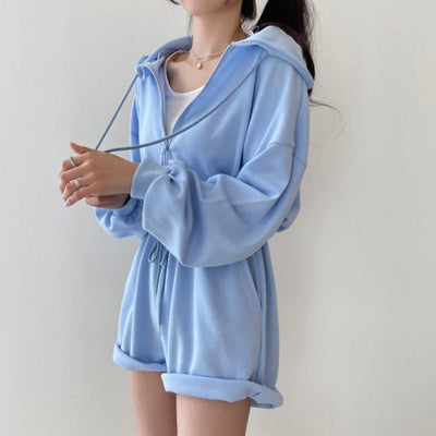Combishort coréenne sweat