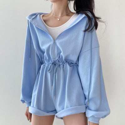 Combishort coréenne sweat - KoreanxWear