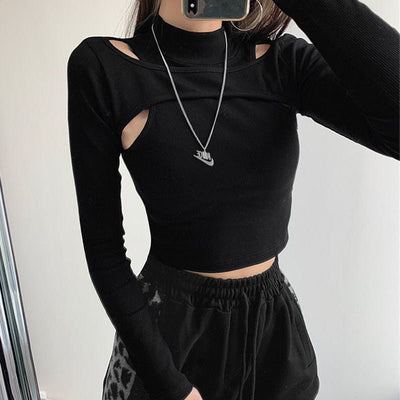 Crop top deux pièces - KoreanxWear