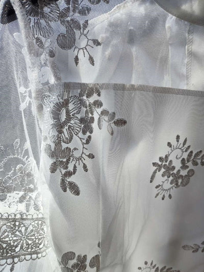 Haut vintage en maille et dentelle - KoreanxWear