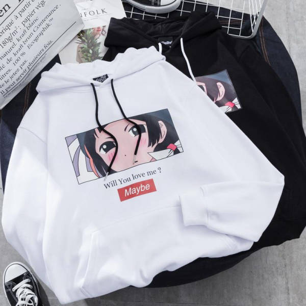 Hoodie Coréen Maybe Love - KoreanxWear