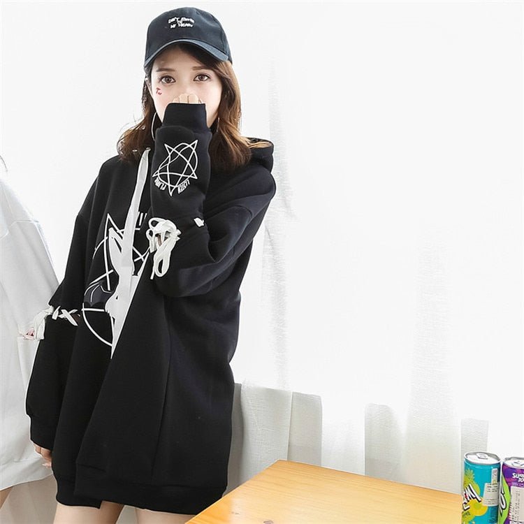 Hoodie Lapin Pentacle - KoreanxWear