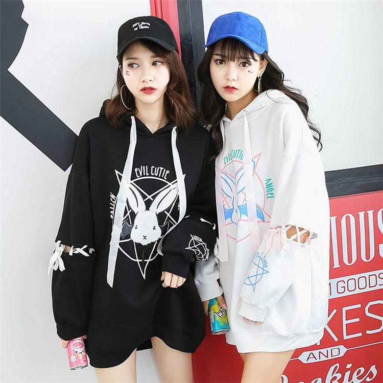 Hoodie Lapin Pentacle - KoreanxWear