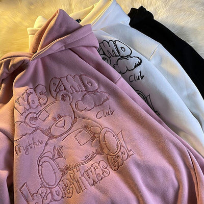 Hoodie nounours coréen - KoreanxWear