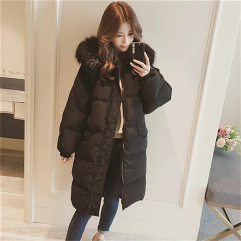 Manteau Coréen Long Rembourré - KoreanxWear