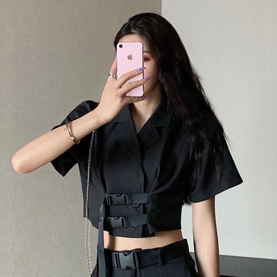 Tenue Streetwear Femme Noir