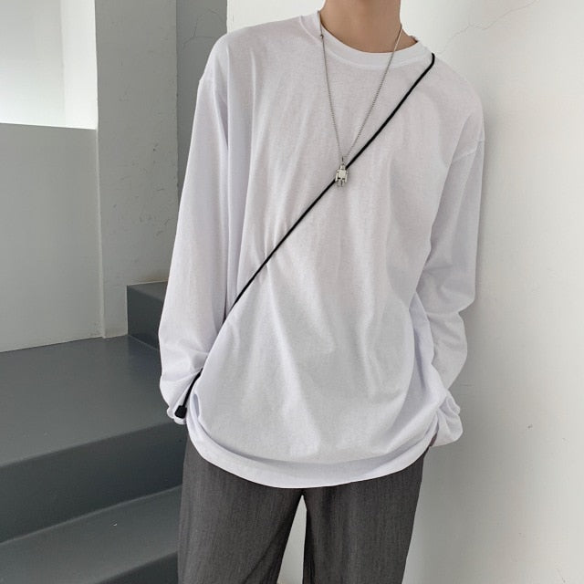 T Shirt long coréen - KoreanxWear