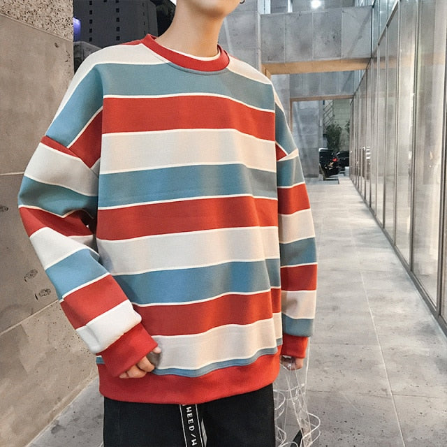 Pull coréen Tricolore - KoreanxWear