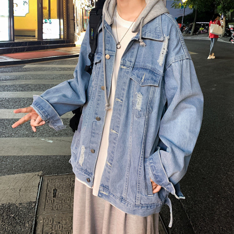 Veste en jeans à capuche - KoreanxWear