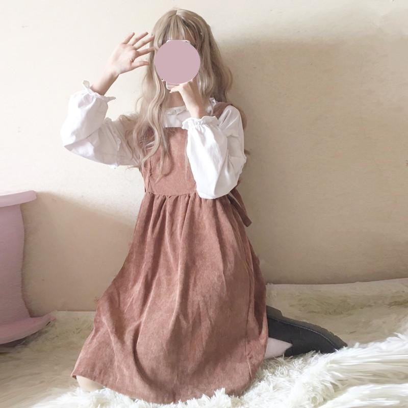 Robe Jeune Fille Marron