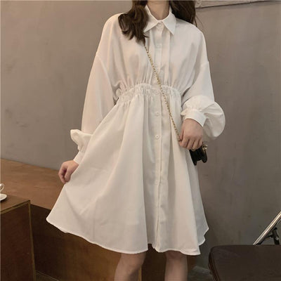 Robe Coréenne Col chemise