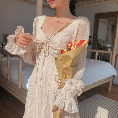 Robe coréenne brodée - KoreanxWear