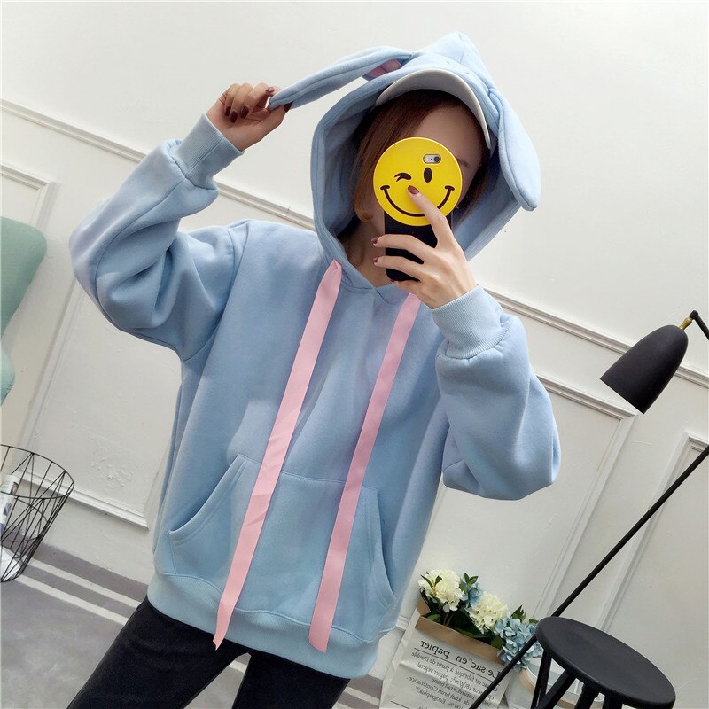 Sweat à capuche lapin - KoreanxWear