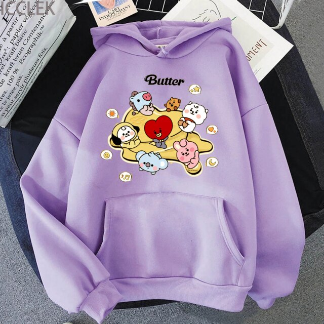 Sweat BT21 Butter violet