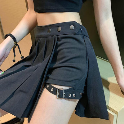 Jupe ceinture de cuisse noire